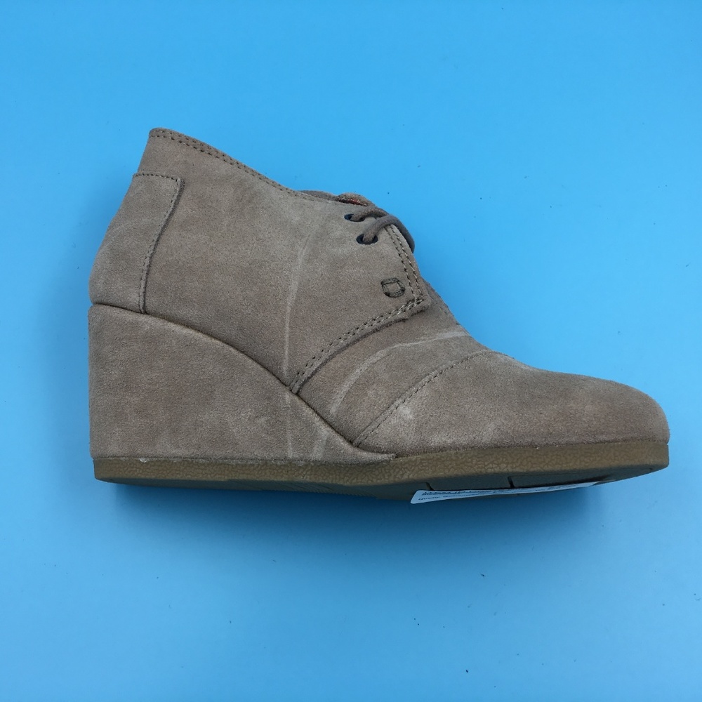 Toms Wedge Bootie Boots DR00379 Sz 5 NWOT - Picture 2 of 8